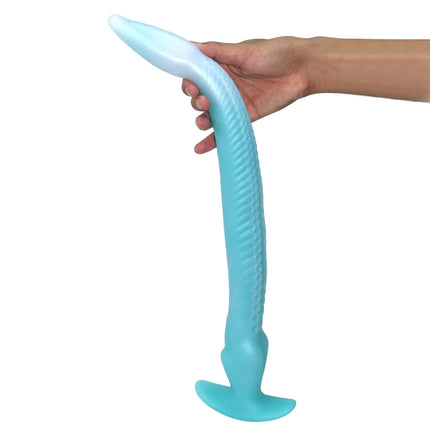 Eel Tentacle Anal Plug Super Long Anal Plug Soft Liquid Silicone Anal Dilator Women's Men's Anal Massage Adult Products