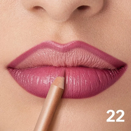Matte Nude Lip Liner, Long Lasting Waterproof Lip Pencil, High Pigment Smooth Formula for Precise Lip Line & Natural Glossy Look