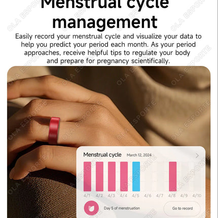 2026 New R12 Smart Ring with Charging Box, Camera Control, Blood Oxygen Health Manager, 5 ATM Waterproof For Men Women Smartring