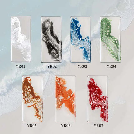 Wave Gel Nail Rapid Smudging Special Halo Dye Nail Art Bubble Hole Gel 7color for Marble Wave Nail Art for Nails Salon Manicure