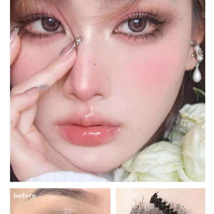 Black Brown Mascara 3d Lengthens Eyelashes Extra Volume Waterproof Natural Lashes Female Makeup Korean Cosmetics Colored Mascara