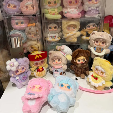 Yooki V4 Takes A Bite Bear Series Plush Blind Box Creative Cute Doll Backpack Pendant Keychain Mysterious Box Surprise Fun Gifts