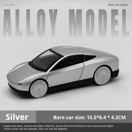 1:32 Tesla Robotaxi Pickup Alloy Car Model Simulation Huili Car Model Boy Metal Toy Car Ornament Gift