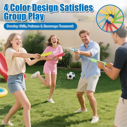 6/12Pcs Water Gun for Kids Super Water Blaster Soaker Gun Foam Squirt Guns Swimming Pool Summer Outdoor Toys Beach Party Games