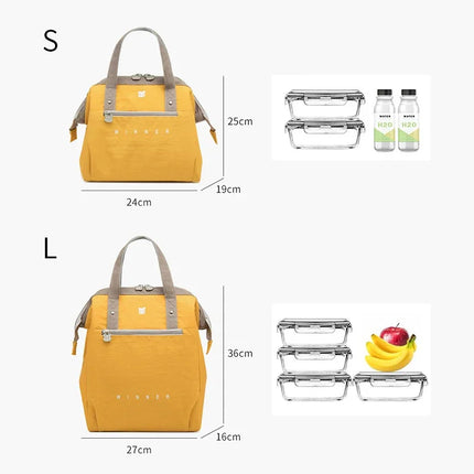 Winner New Thermal Insulated Lunch Box Tote Cooler Bag Bento Pouch Lunch Container School Food Storage Bags