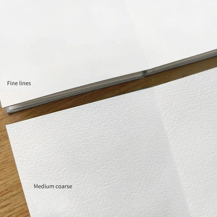 Square Cotton Watercolor Book 300g Organ Book Fabric Folding Hand Ledger Fine Lines Portable Sketch Color Lead Painting Book