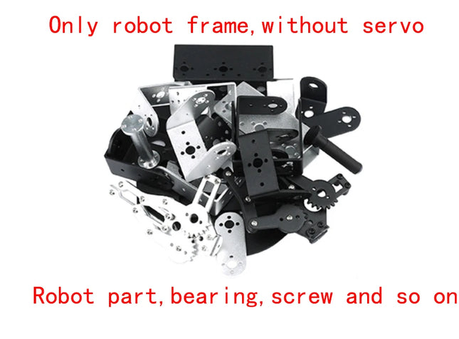 17 Dof Biomimetic Humanoid Robot Frame FOR Dual-Axis Servo RDS3115 Fighting Competition Dance Bipedal for Programmable Robot