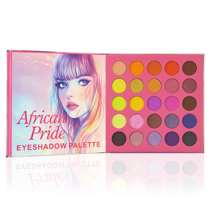ROMANTIC FLOWER 66-Colors Eyeshadow Palette Professional Makeup for Christmas And Valentine's Day Gift Colorful Book Palette