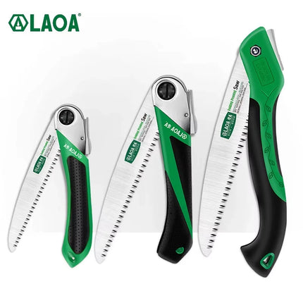 LAOA SK5 Sharp Tooth Foldable Garden Pruning Saw Multifunctional Hand Pruner for Gardening Camping Woodworking Cutting Tool