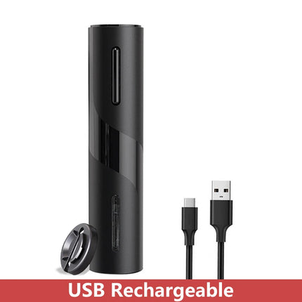 Automatic Electric Wine Openers for Beer USB Rechargeable Beer Bottle Openers Corkscrew Wine Beer Cap Opener Kitchen Accessories