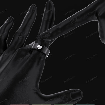 2026 New Smart Ring ECG Detection Blood Pressure,Heart Rate Ring,Body Temperature Monitor Waterproof GPS Tracking Men Women Ring