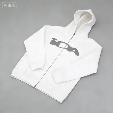 2025European and American Fashion New Trend Letter Print Fleece Loose Casual Zipper Unisex Hooded Sweatshirt Jacket