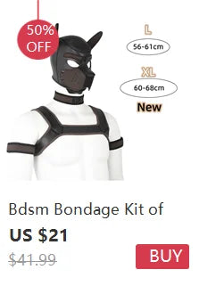 Slave Roleplay Erotic Costumes of Leather Pig Head Hood Mask for Men Gay Bdsm Bondage Pet Play Headgear Sex Toy Exotic Accessory