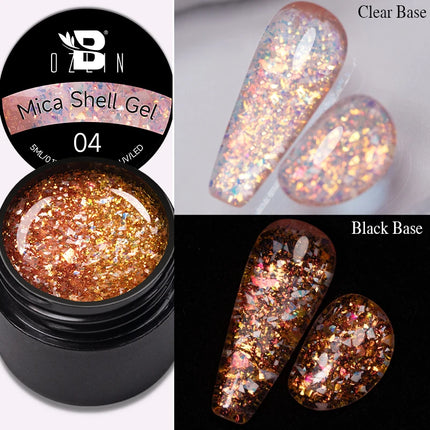 AWStorG 5ML Super Silver Metallic Gel Nail Polish Metal Effect Painting Gel Chromes Varnish Semi Permanent for Nail DIY