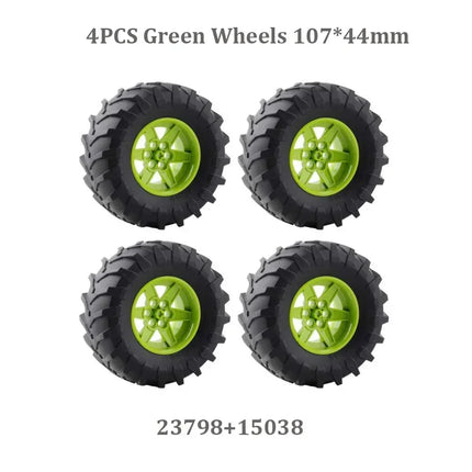 MOC 4WD RC Car Chassis Kit building block Drive Climbing Car Off-Road Suspension 8CH APP Remote Control 8882 Technical part