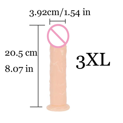 New Realistic Dildos Erotic Jelly Dildo Artificial Penis G-spot Simulation Large penis Anus Anal plug Female penis masturbation