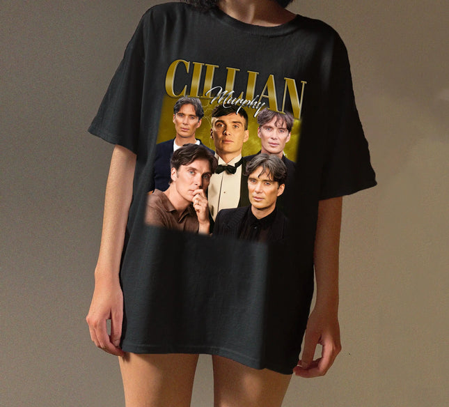 CILLIAN MURPHY Character Collection Printed T-shirt Women and Men Movie Star Theme Top Spring/Summer Short Sleeve Unisex T-shirt