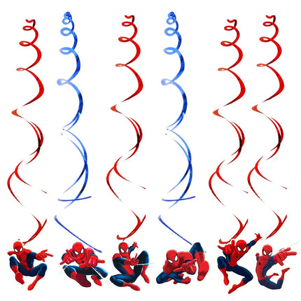 Spiderman Birthday Decor Superhero Theme Spider Birthday Party Decorations Paper Napkins Background Balloons Kids Party Supplies