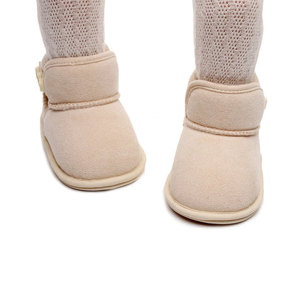 0-18Month Newborn Baby Girls Boys Winter Snow Boots Toddler Warm Plus Fleece Ankle Boots Non-slip Thickened Shoes