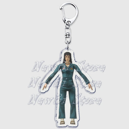 Hot Horror Game Mouthwashing Keychains for Accessories Bag Jimmy Curly Anya Daisuke Sallyface Swansea Keyring Jewelry Fans Gifts