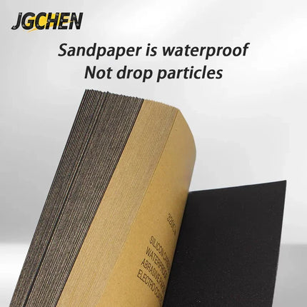 Silicon Carbide Sandpaper 60-20000Grit Waterproof Wet/Dry 230x280mm for Wood Metal Stone Surface High Performance Abrasive Sheet