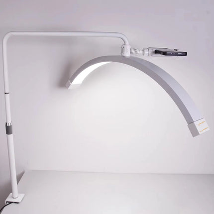 FOSOTO Overseas Warehouse LED Video Light Half-moon Fill Light Lash Nail Desktop Light For Beauty Eyelash Tattoo Makeup