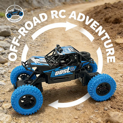 Hot RC Race Car For Kids Off Road Remote Control Car With Colorful LED Lights Rubber Tires Boys Gifts Toys For Outdoor Play