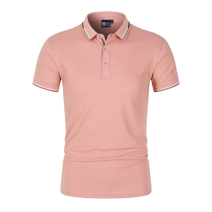 2025 Business Style Polo Shirt with Three-Dimensional Tailoring to Enhance Body Shape, Made of Micro Elastic Fabric with Non Tig