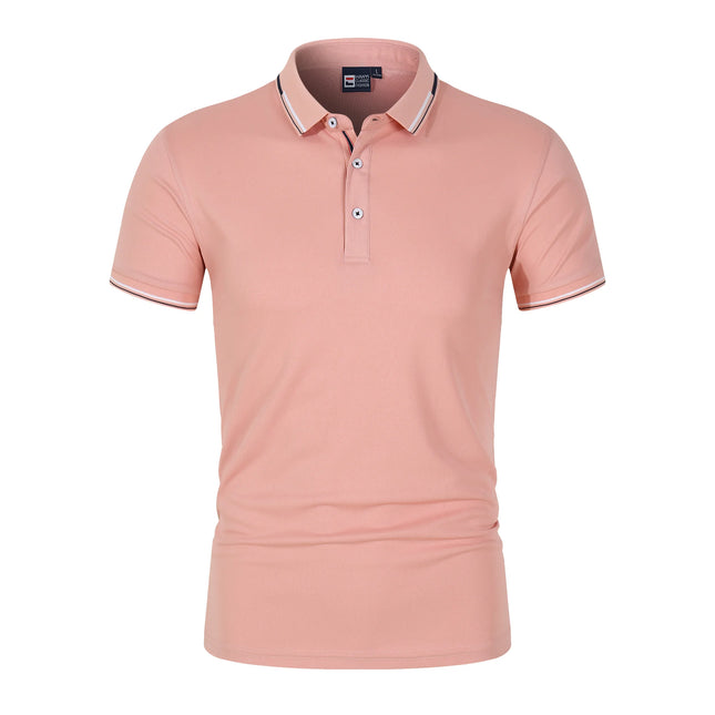 2025 Business Style Polo Shirt with Three Dimensional Tailoring to Enhance Body Shape, Made of Micro Elastic Fabric with Non Tig