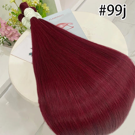 Soft Vietnamese Human Hair Weaves 100% Remy Extensions Bundles Natural Straight For Women 18-30Inch