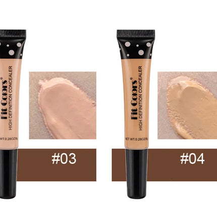 Full Cover Liquid Concealer 8 Color BB Cream Foundation Air-permeable Natural Brightening Makeup Eye Dark Circles Cream Cosmetic