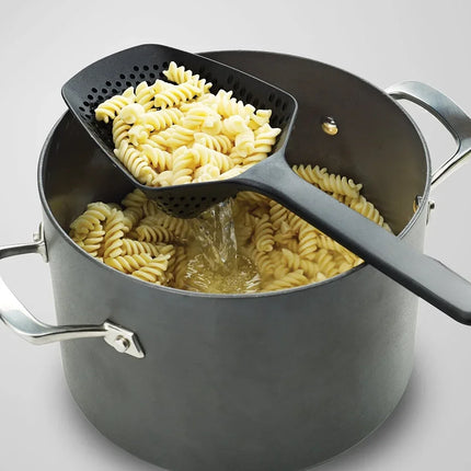 Strainer Spoon Long Handle Tool Colander Draining Scoop Pasta Strainer Cooking Kitchen for Spaghetti, Noodles, Veggies