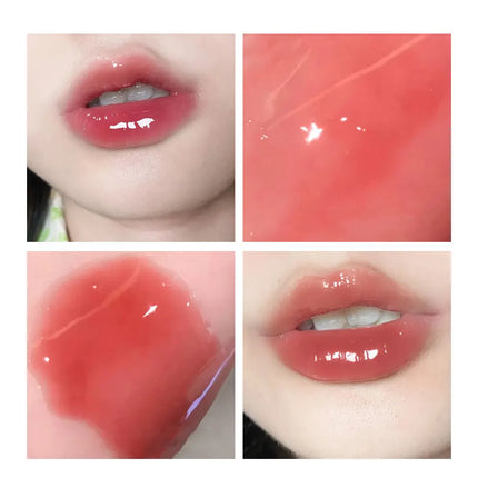 Set of 10 Shimmering Lip Glosses, Easy to Apply, Lip Glaze, Lipstick, Non-Stick Cup, Non-Fading, Moisturizing, Shiny Lip Gloss, Glass Lip, Shimmering Pearlescent Lip Gloss Set