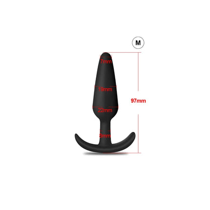 4pcs/set Beginner Butt Plug for Men Silicone Anal Plug Prostate Massager Bullet Vibrator Adult Goods Sex Toy for Men Women Gay
