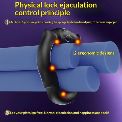 3pcs/set Cock Ring For Men Delay Ejaculation Penis Ring Sex Toys Lock Penisring Cockring Adult Male Sex Supplies