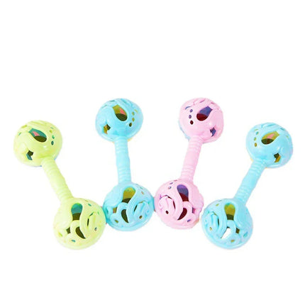 3Pcs Double Headed Hand Rattle Party Toys To Appeal The Adult Small Toy Rattle Toy Shower Hand Holding Bell Gift