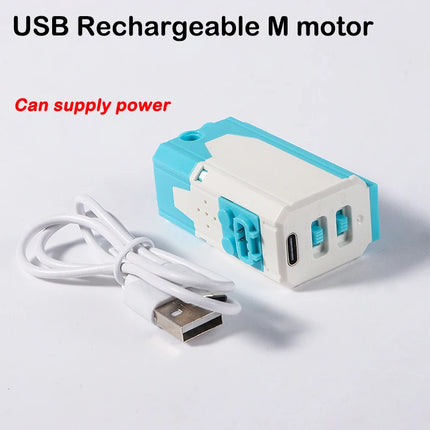 Rechargeable USB Lithium Battery M L Motor Building Blocks Power Set MOC Power Functions Part Support APP Control 8883 Motor
