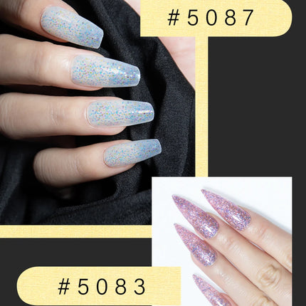 Rainbow Ghini 37Color Base Coat TPO/HEMA Free 15ml Fine Glitter Gel Polish For Manicure Nails Semipermanent Art Nail Supplies
