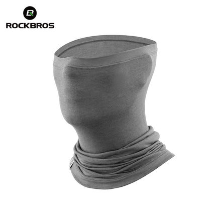 ROCKBROS Windproof Fleece Neck Warmer Winter Scarf Tencel Wool Bandana Mask Snowboard Skiing Outdoor Scarf Balaclava Unisex