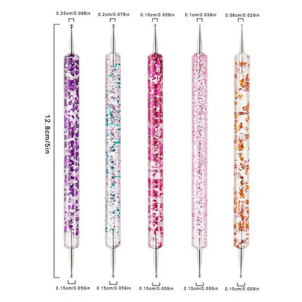 New 3/15PCS Nail Art Brushes for Manicure Builder Gel Nail Gradient Brush Thin Nail Brush Gel UV Polish Manicure Tools XJS09