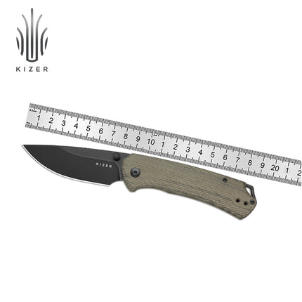 Kizer Folding Knife T1 BD V3490.2BA1/V3490.2BA2 T1 CD V3490.2CA1/V3490.2CA2 Micarta/G10 Handle With Nitro-V Blade Pocket Knives