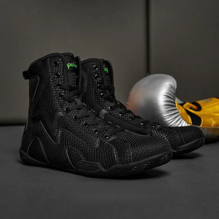 Lexsan Training Wrestling Shoes Men female Fitness Boxing Shoes Mesh Breathable Boxing Shoes Men High Quality Wrestling Shoes