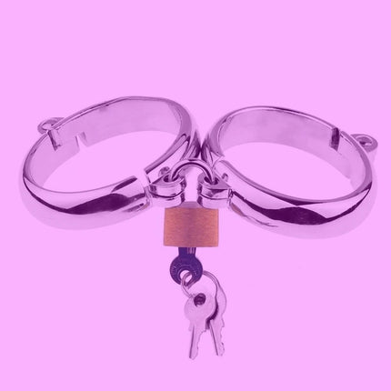 Elegant Rose Gold Cross Bracelet & Rings – Stylish Jewelry with Versatile Restraint Potential for Sensual Play