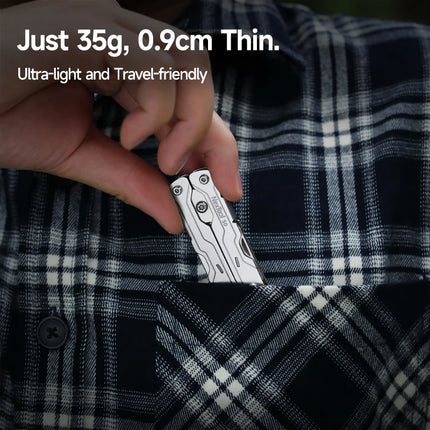 NexTool Micro Multitools S0 Mini Sailor Scissors 8 In 1 Mini Pocket Multitool EDC Folding Hand Tools Camping Survival Multitool
