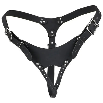 Auxiliary Chastity Belt PU Leather Band For Metal Cock Cage Belts Male Chastity Cage Accessory Harness Sex Toys For Men