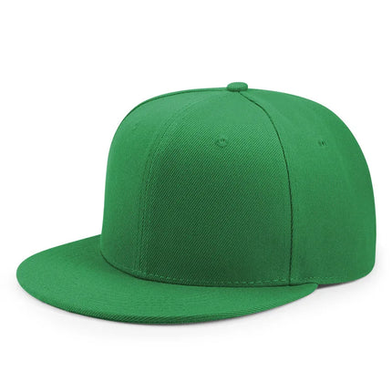 Baseball Caps For Men Women Unisex Hip Hop Solid Color Flat Brim Snapback Hats For Women Spring Summer Sun Hat Street Dance Kpop