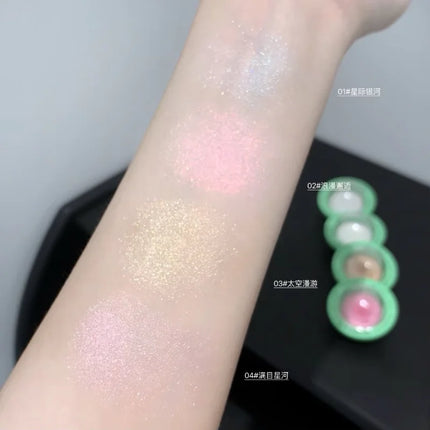 Highlighting Powder Korean Make up Fine Glitter for Face Long-Lasting Highlighting glow reicpe Contouring Luminous Finis