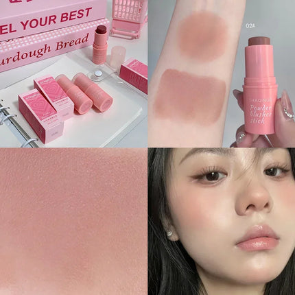 Velvet Matte Smooth Blush Stick Long-lasting And Low Saturation Natural Makeup Effect And Easy To Apply