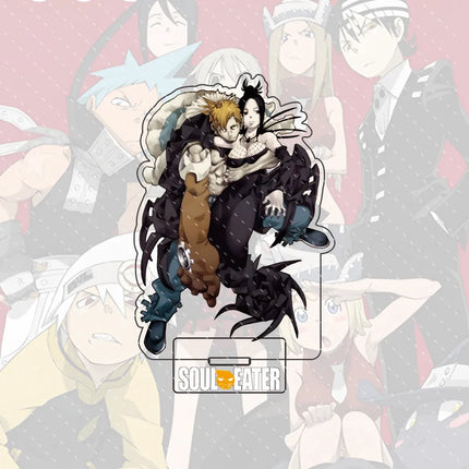 Anime Soul Eater 15cm Acrylic Character Black-star, Kid Standing Model Stand Desktop Decoration Gift