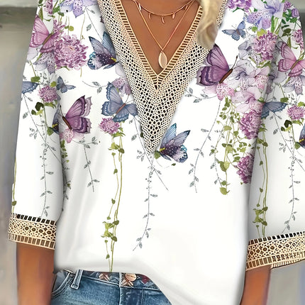 Plus Size Temperament Loose Woman Shirt Fashion Casual Blouse Elegant Long Sleeve Woman Shirt Holiday Weekend Top